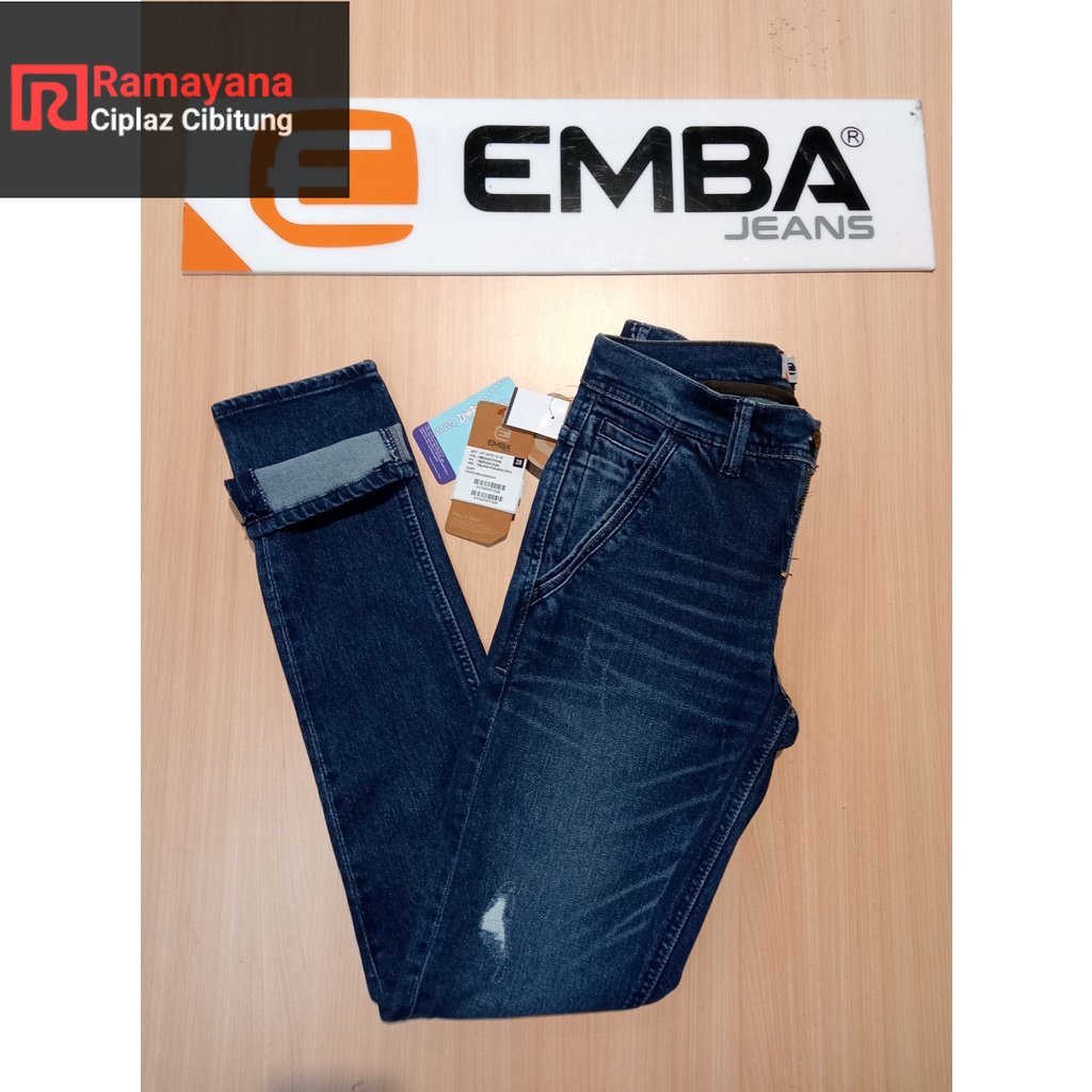 CELANA PANJANG JEANS ROBEK EMBA ORIGINAL / RAMAYANA CIBITUNG