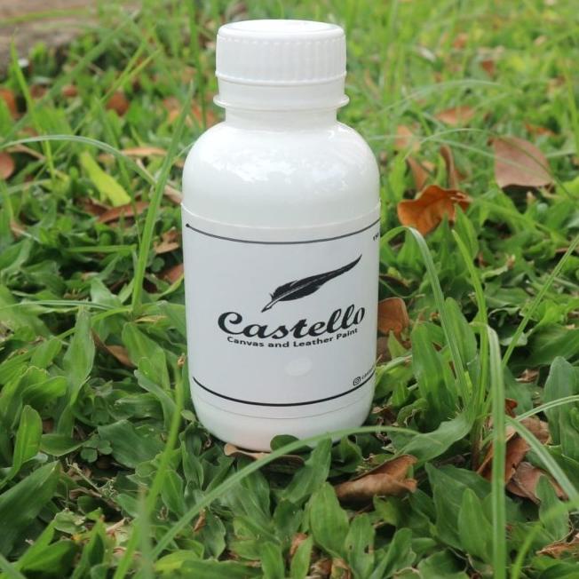 Cat Khusus Sepatu dan Tas Bahan Kulit dan Canvas Putih Murah - Putih