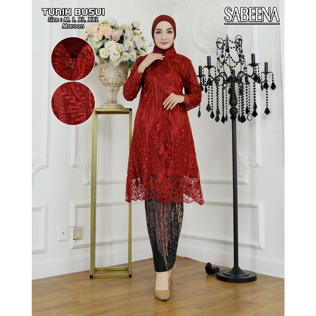 (BISA COD / BAYAR DITEMPAT)Tunik Tille Modern Busui / Kebaya Akad/ Baju Kondangan / bisa buat Wisuda by dm store11