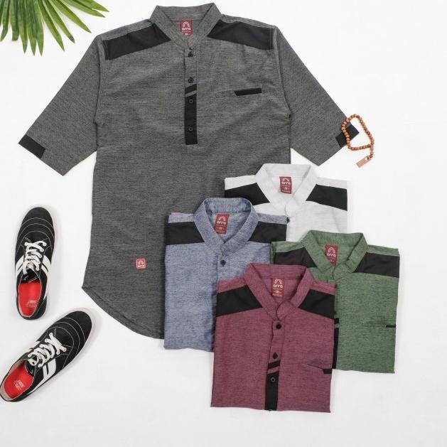 baju koko anak baju koko anak laki laki cowok baju koko anak - Hitam, XL