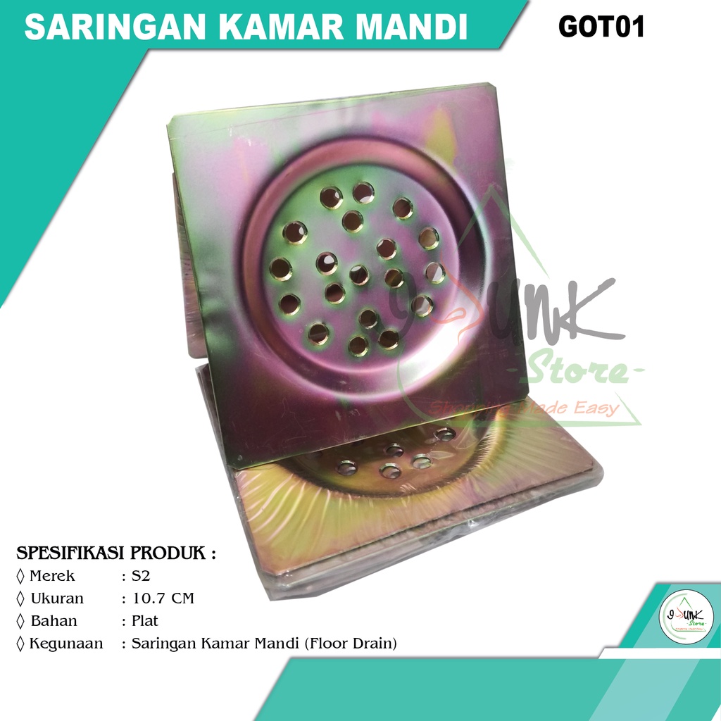 Jual Saringan Got Kamar Mandi Floor Drain Plat Shopee Indonesia