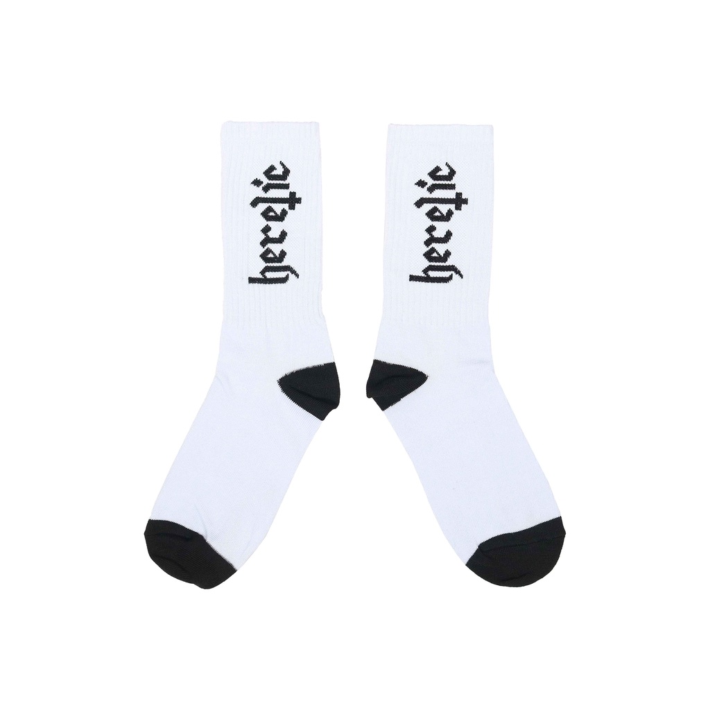 Heretic - Socks / Kaos Kaki - White Logo