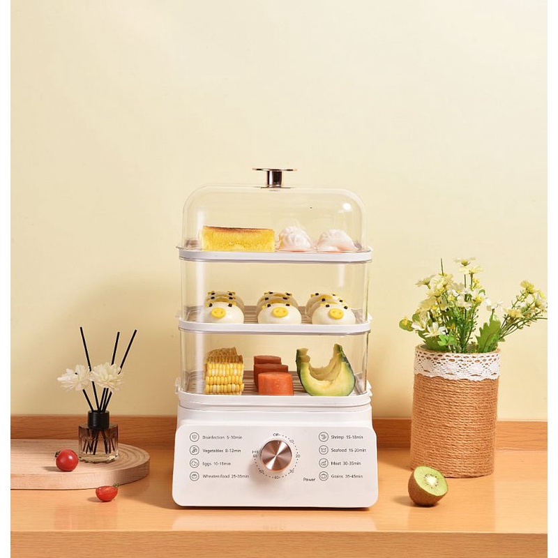 IDEALIFE - Food Steamer – Pengkukus Makanan - IL–114a (3 Layer)