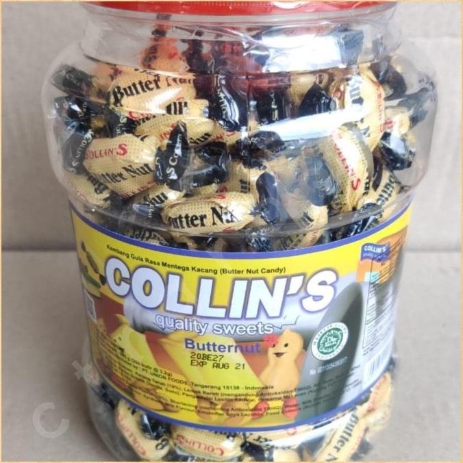 

TERMURAH PERMEN COLLINS BUTTER NUT CANDY 665GR /PERMEN LUNAK/PERMEN VIRAL/PERMEN MILO/PERMEN YUPI/PERMEN JADUL/PERMEN KARET