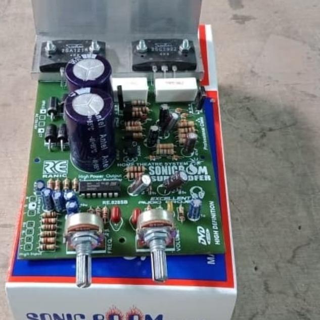 kit power amplifier aktif subwoofer subwofer ranic sonic boom