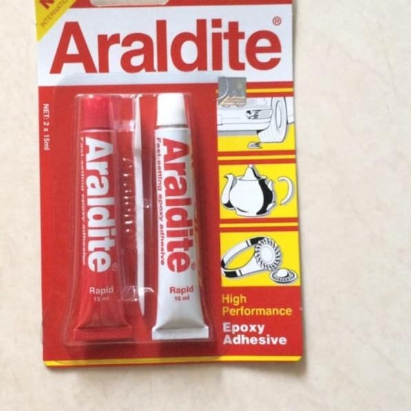 

lem araldite merah 5menit