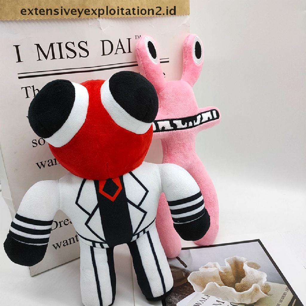 Mainan Boneka Stuffed Plush Hewan Monster Biru Lembut Untuk Anak