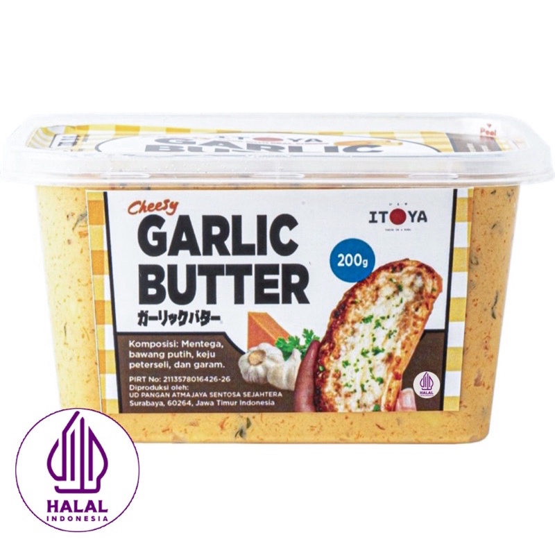 

Halal garlic butter cheese ITOYA resep japan rasa lezat bau wangi untuk masak dan oles