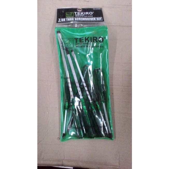 Obeng Ketok Tekiro Set 7 pcs Obeng Getok Tekiro Original