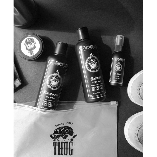 Shampoo Thug Original Pelurus Rambut{Anti Uban DanRontok