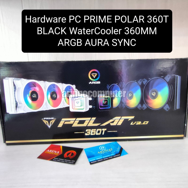 Hardware PC PRIME POLAR 360T BLACK WaterCooler 360MM ARGB AURA SYNC