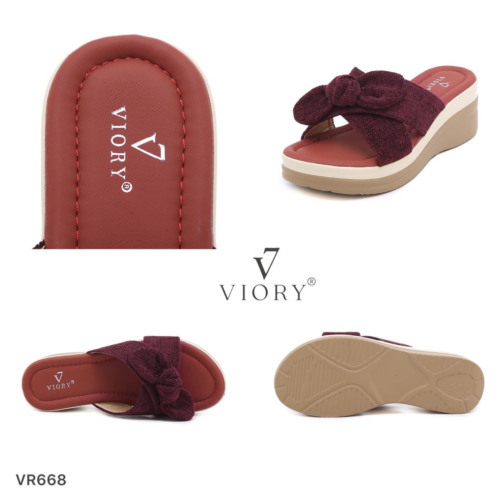 VIORY Wedges Sandal Shoes #VR668 ORIGINAL