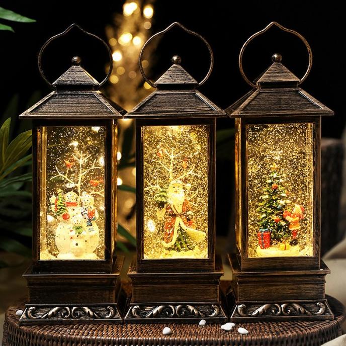 

BEST QUALITY - SNOW GLOBE NATAL KADO KOTAK MUSIK LAMPU NATAL SANTA SNOWMAN ANGEL SALE