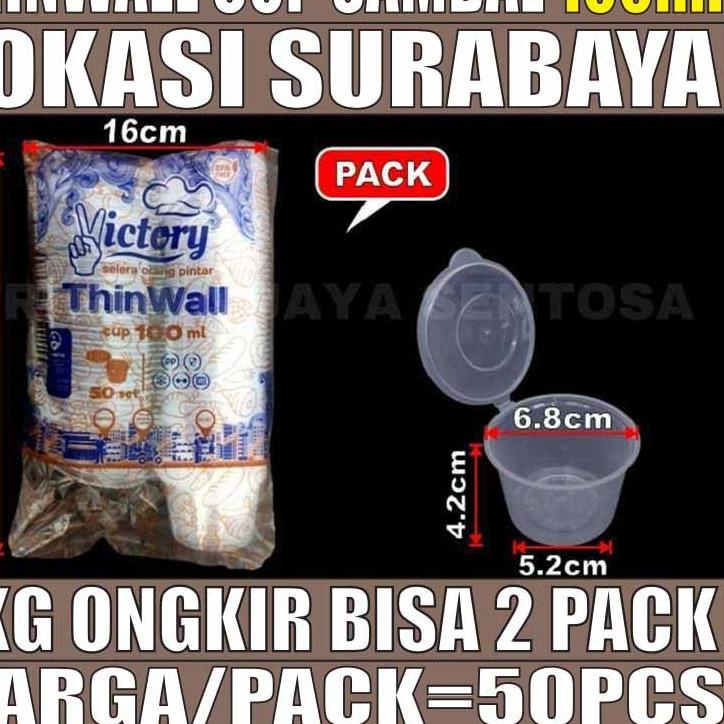Harga Termuraah Cup Puding Mini 100ml Per Pack Thinwall Slime Sambal Merpati Cup Tahan Panas Murah S