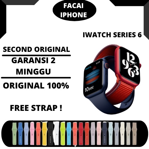 IWATCH SERIES 6 40/44MM  MULUS/SECOND/ORIGINAL