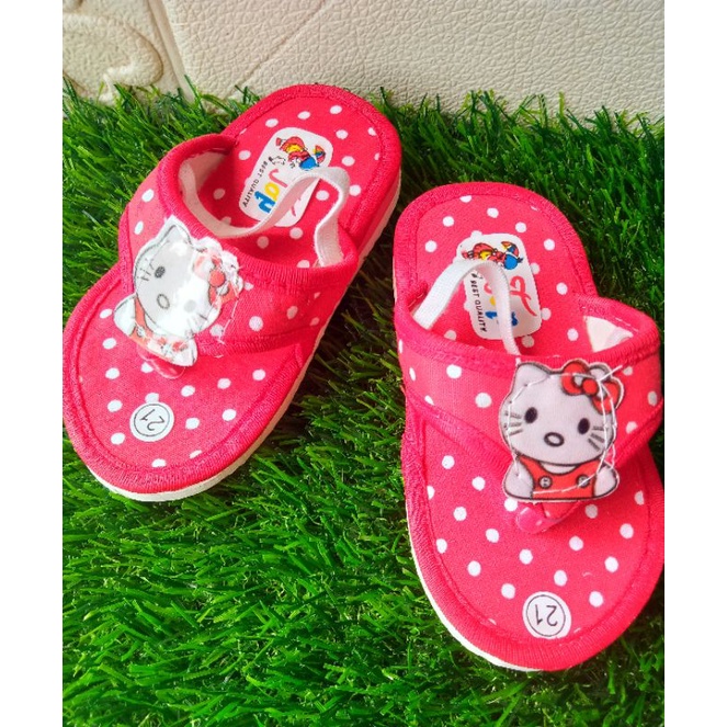 [0-2th] SANDAL BABY BUNYI POLKADOT / SANDAL PREWALKER BAYI PEREMPUAN / SANDAL PREWALKER BUNYI CITCIT