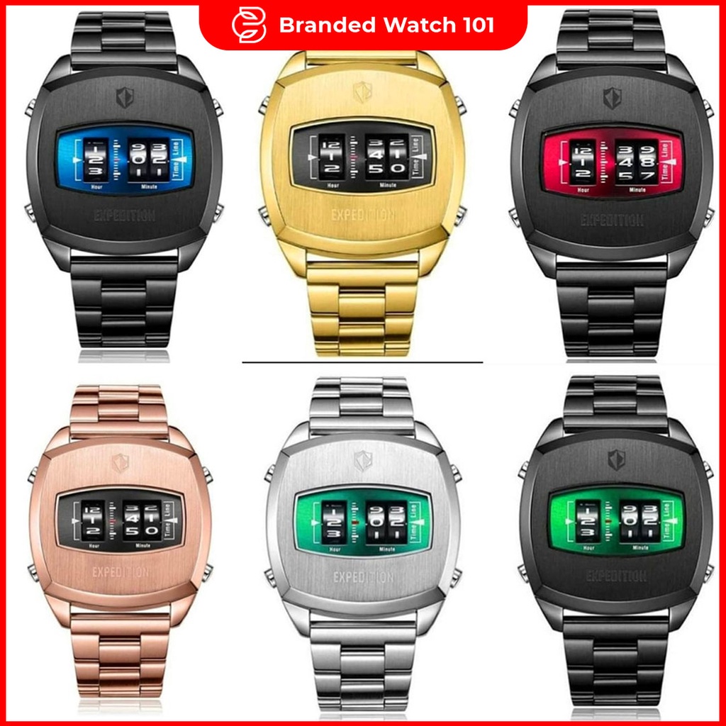 ORIGINAL Jam Tangan Pria Expedition E 6790 / E6790 Garansi Resmi 1 Tahun