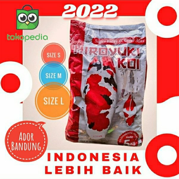 Pakan Koi Hiroyuki Super Bulky & Color Max size M
