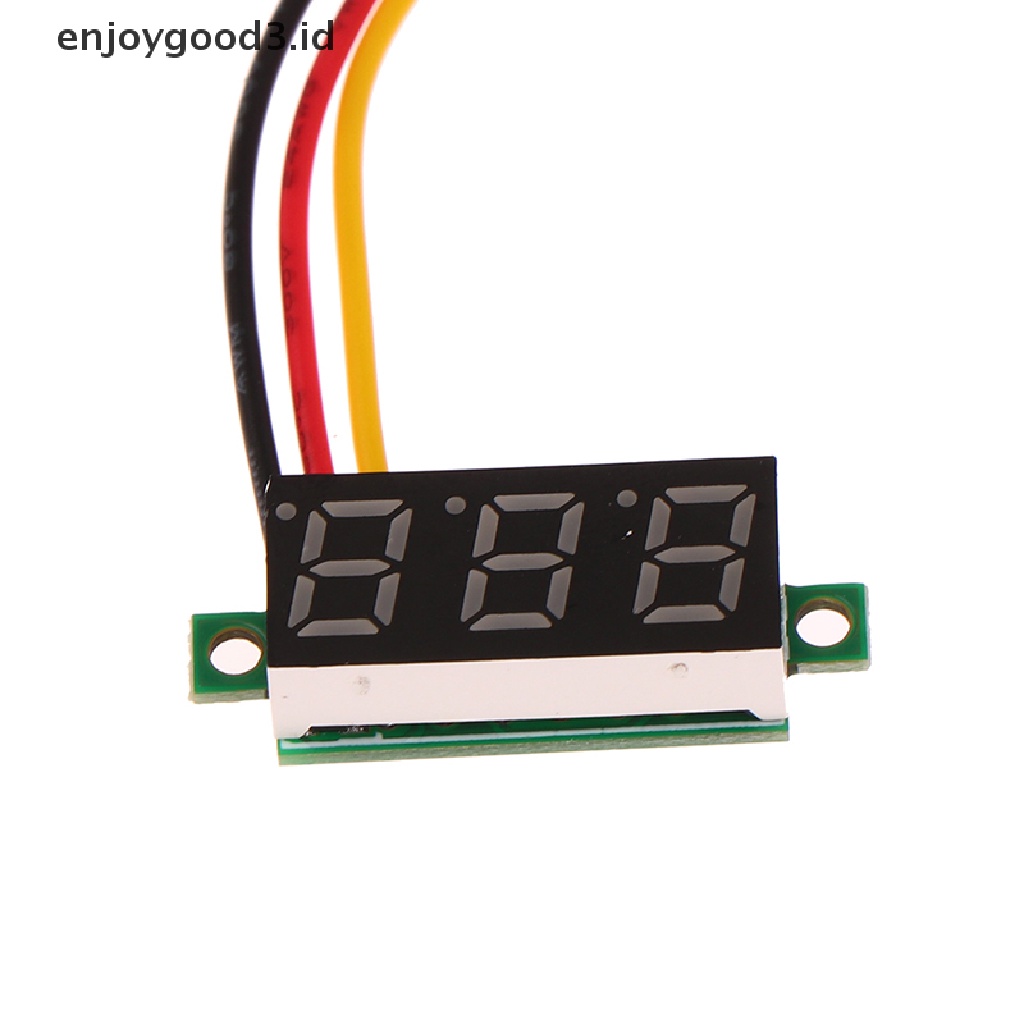 1pc Voltmeter Digital LED DC 0-100V 0.28 Inch Adjustable