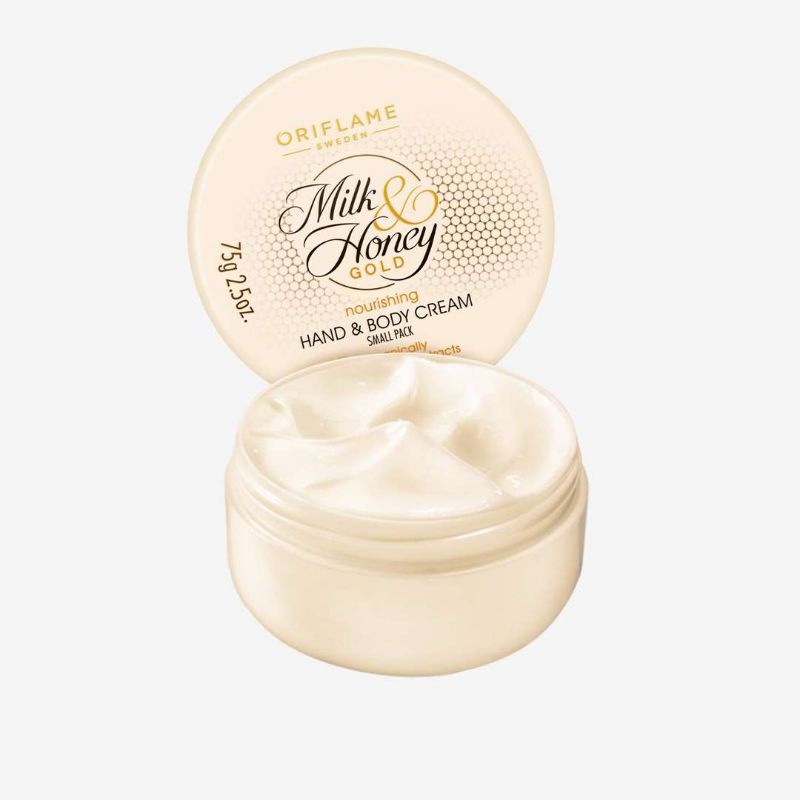 PROMO Milk &amp; Honey Gold Nourishing Hand &amp; Body Cream Small Pack 75ml