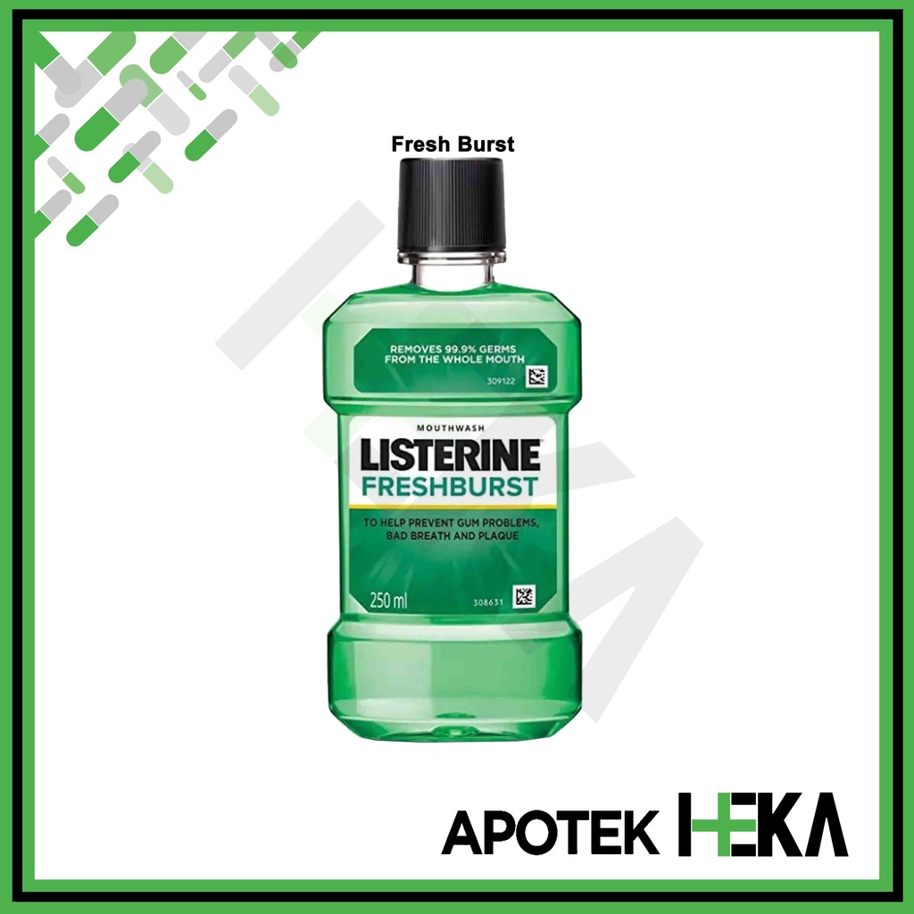 Listerine Mouthwash 250 ml - Obat Kumur Antiseptik (SEMARANG)