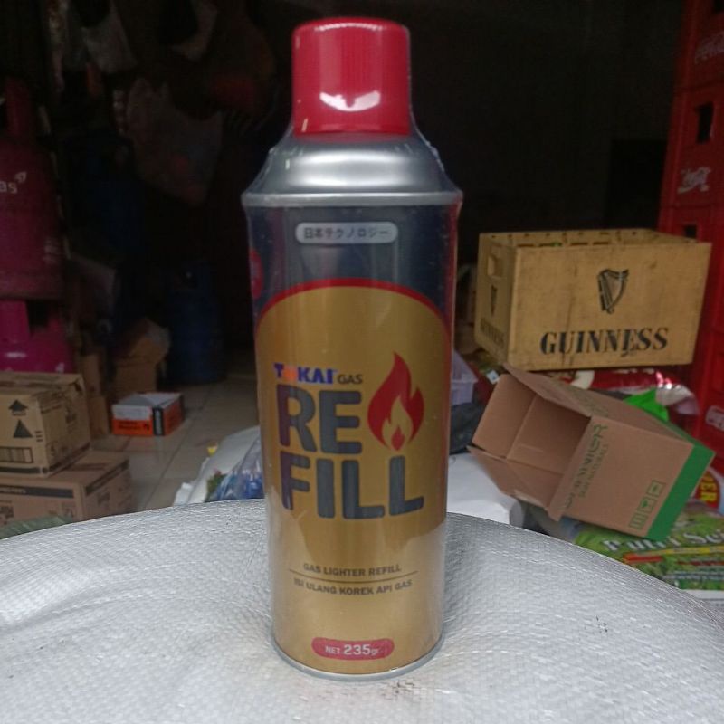 Revil isi ulang korek gas 235ml. Baru.