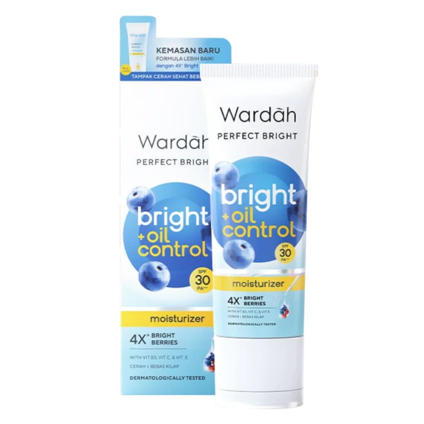 WARDAH PERFECT BRIGHT MOISTURIZER SPF 28 - 20 ML (KUNING) @MJ