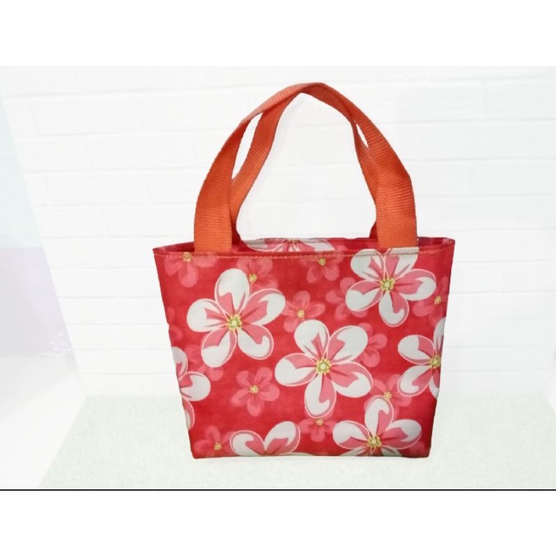 tas senak bunga bunga/tas jinjing wanita mini