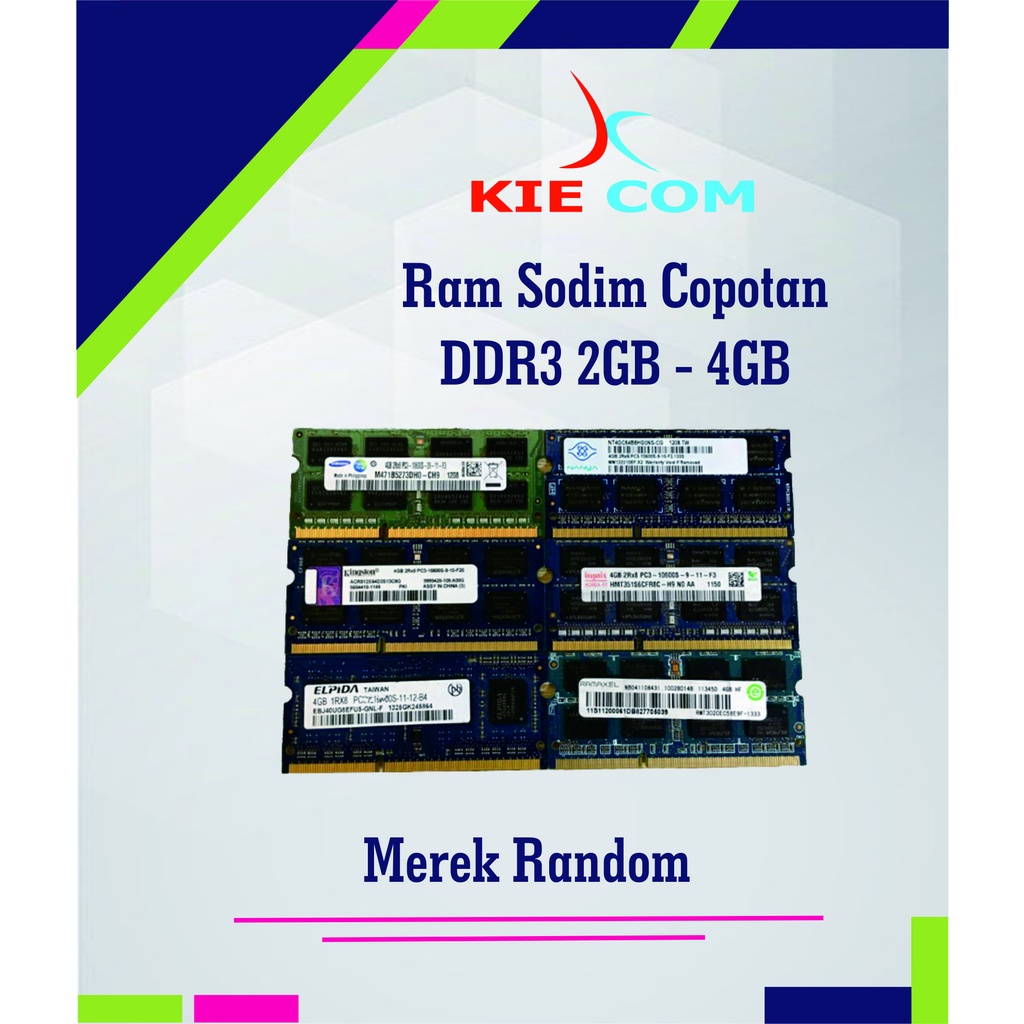 SALE Memory Ram Laptop Sodim DDR3 - DDR3L 2GB - 4GB MURAH