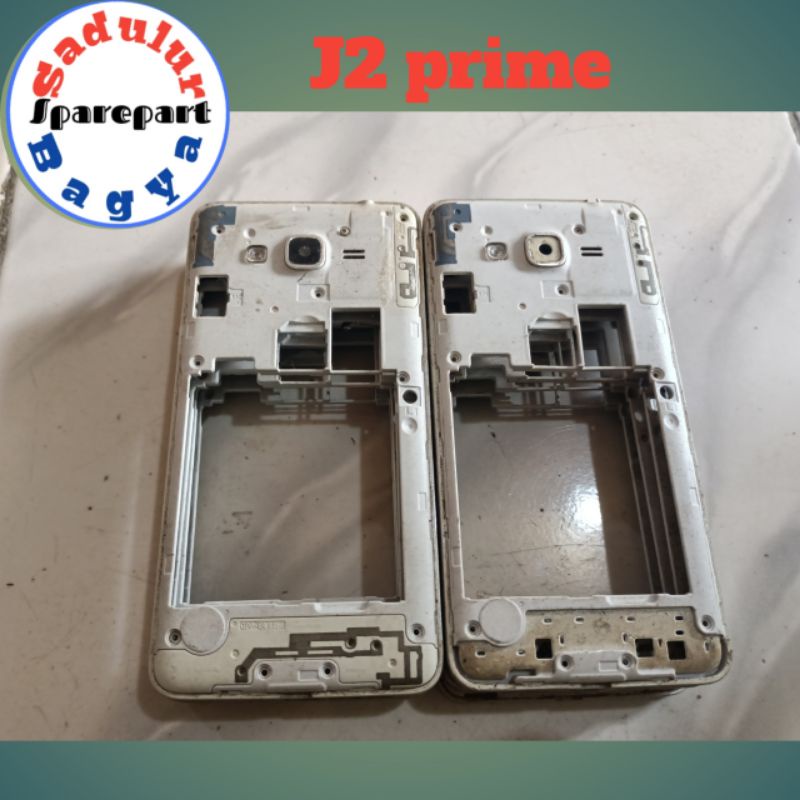 FRAME BEZZEL TULANG LCD SAMSUNG J2 PRIME ORIGINAL COPOTAN