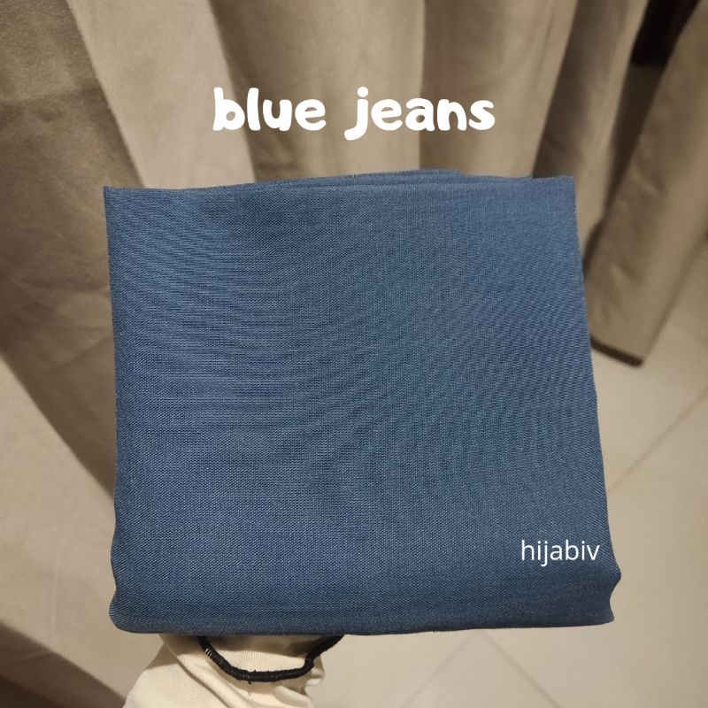 SEGI EMPAT PARIS PREMIUM FINISHING JAHIT TEPI ANTI LETOY (FREE POUCH)-PREMIUM BLUE JEANS