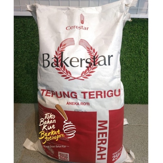 

TEPUNG TERIGU BAKERSTAR MERAH WHEAT FLOUR 25 KG/BALL