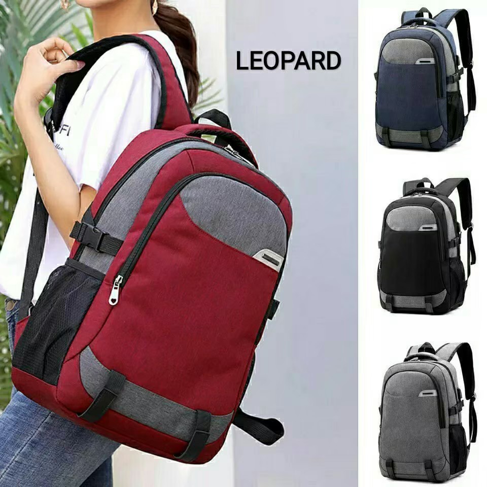 Polo Trands Tas Ransel Laptop Zipper Code Lock Resleting - Tas Pria Tas Bacpack - 36174 & 36176