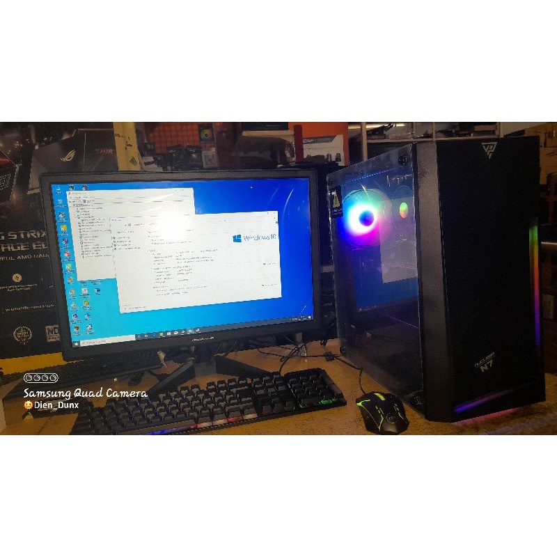 paket lengkap intel core i7 led 22 vga 4gb ssd120 hdd500