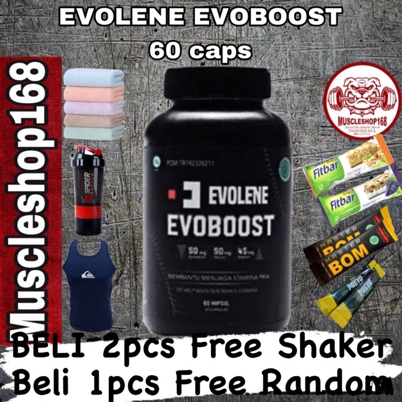 Evolene EVOBOOST 60 Caps Kapsul EVO BOOST Testo Booster From Evo lene