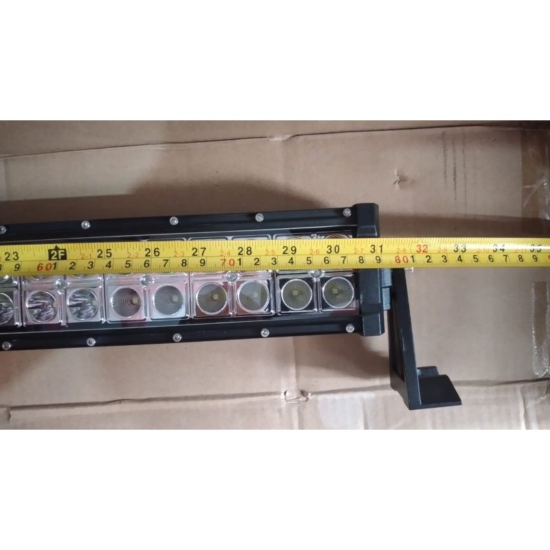 LED bar 2 dan 3 baris  warna putih pekat lampu sorot Ledbar light spot light 57cm..80cm..105cm  sinar putih pekat