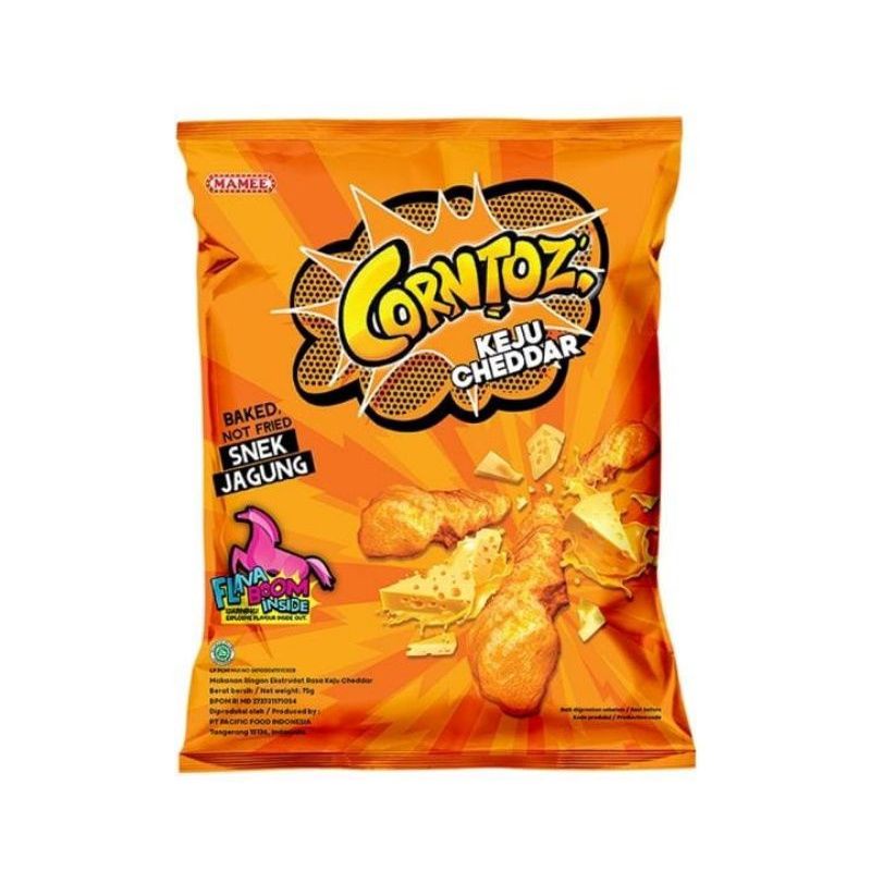 Mamee Corntoz 75 Gr Snack Jagung Rasa Keju / Sapi Panggang / Jagung Bakar