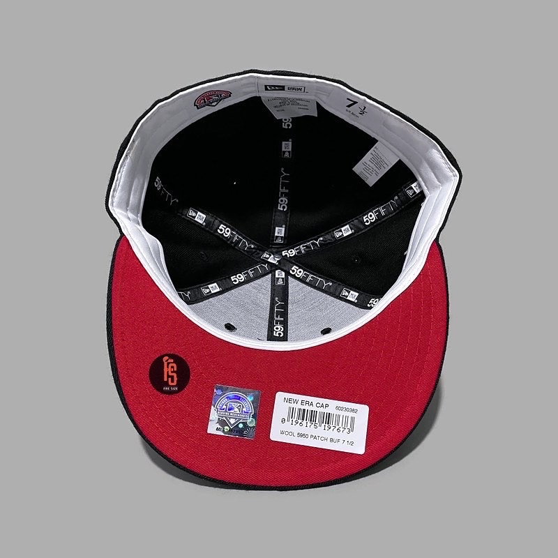 TOPI NEW ERA ORIGINAL 5950 ASG 2012 BUFFALO BISONS BLACK UV RED