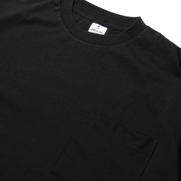 Sipolos Kaos Oversize Pocket Series - Black - S