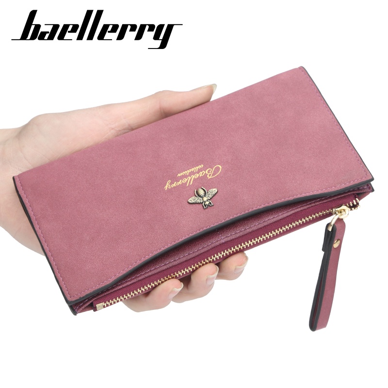 BAELLERRY N1093 Dompet Wanita Panjang Bahan Kulit PU Leather Premium WATCHKITE WKOS