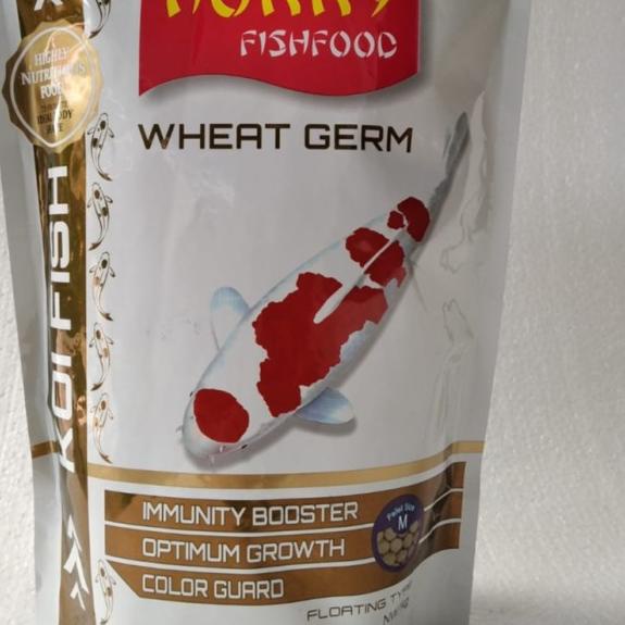 Makanan ikan koi Hokky Wheat Germ 1kg 1 kg Pakan pelet ikan koi fish f - S