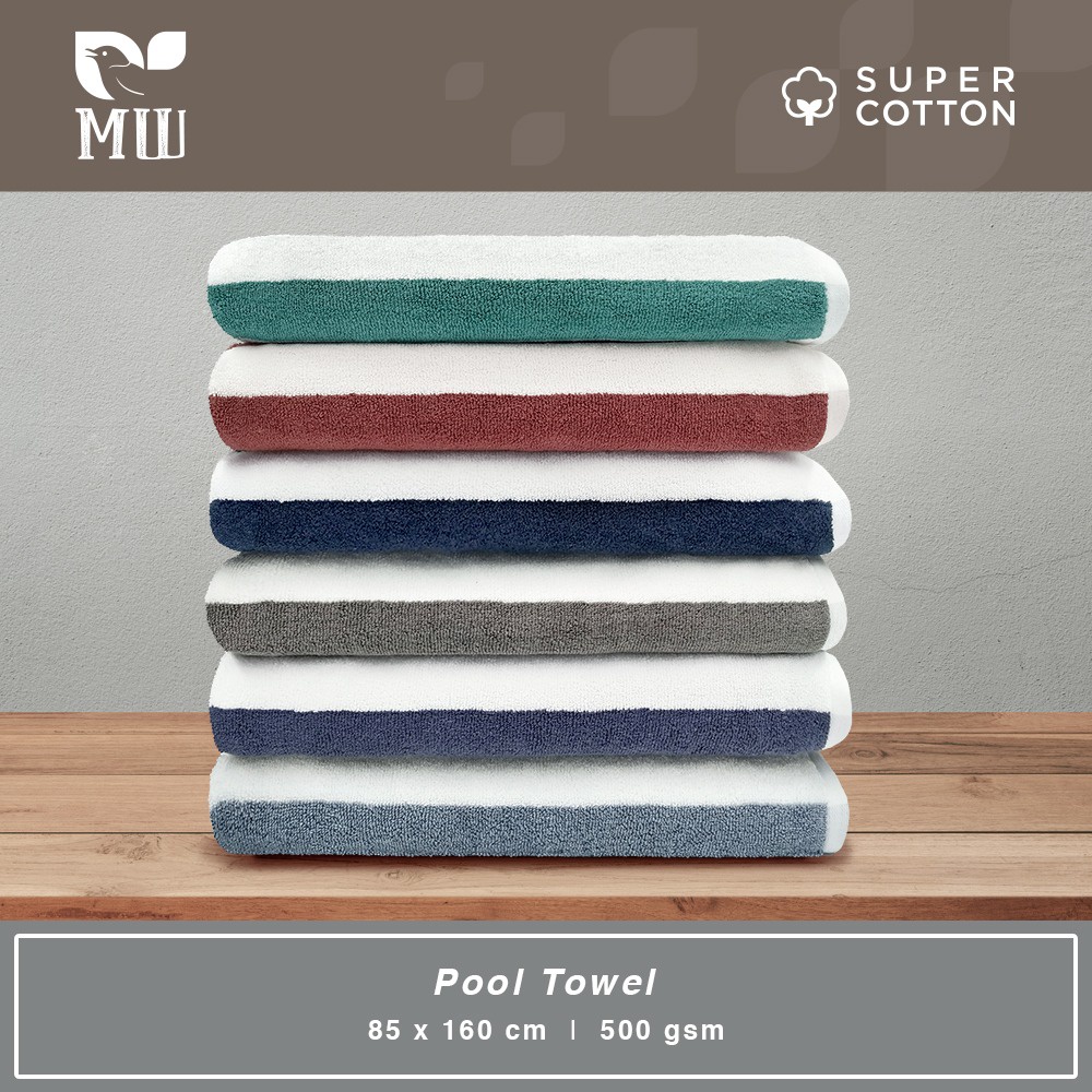 Handuk Hotel Pool Towel Morning Whistle ukuran 85 x 160 cm