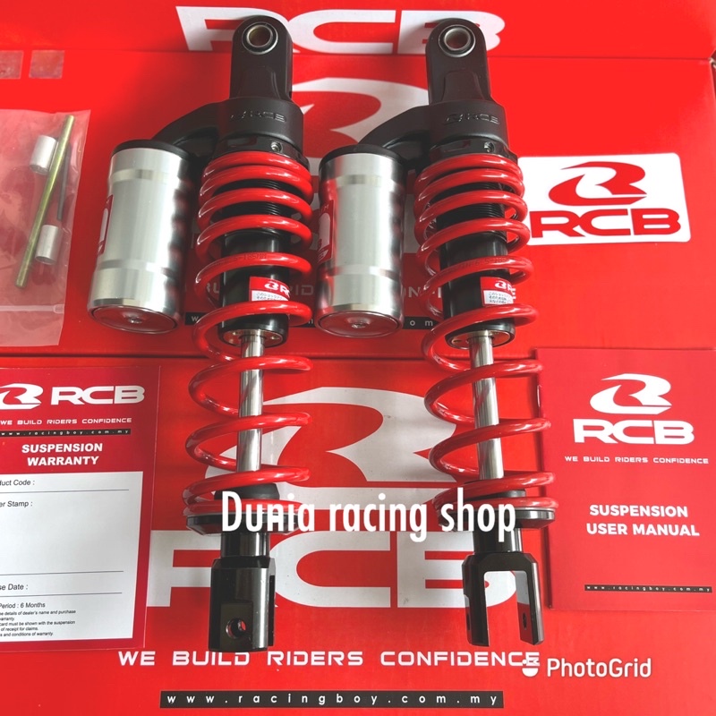 Shock RCB Tabung Nmax old Nmax New Aerox 155 New Aerox Connected Aerox Old PCX ADV 150 XMAX 305MM dan 330MM Shock RCB VS Series MB2 MB2+ Black Series Original RCB