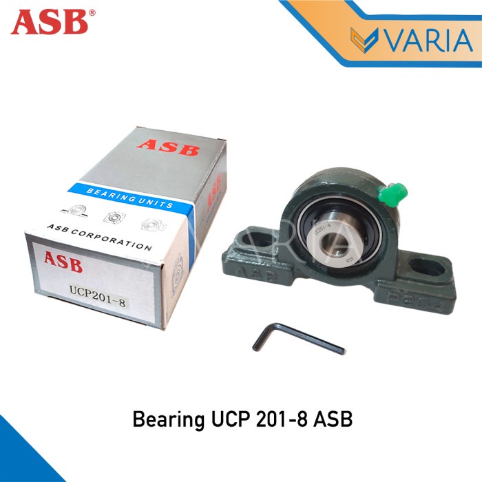 Bearing UCP 201-8 ASB Diameter As 12.7 mm 1/2 inch Laher Pillow Block