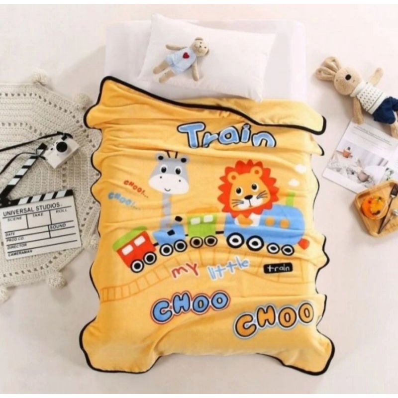 Selimut luxio Baby Uk. 100x120cm  || Selimut Anak Premium Import || Selimut Anak bulu halus dan tebal