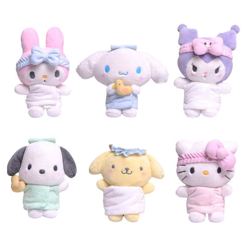 Lucu Kuromi Cinnamoroll Kartun Boneka Mewah Liontin Hadiah Liontin Kartun