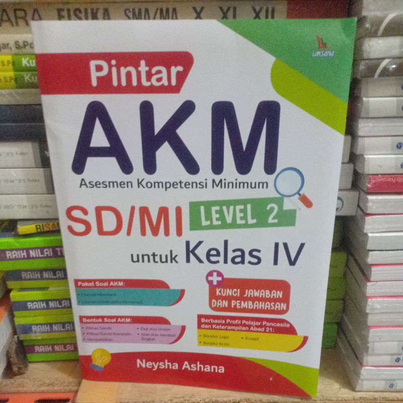BUKU PINTAR AKM SD/ MI LEVEL 2 KELAS 4 ORIGINAL