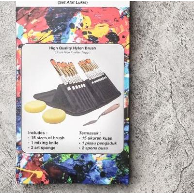 

Joyko Art Brush Set BRS-12 / Kuas Lukis Joyko / Set Alat Lukis
