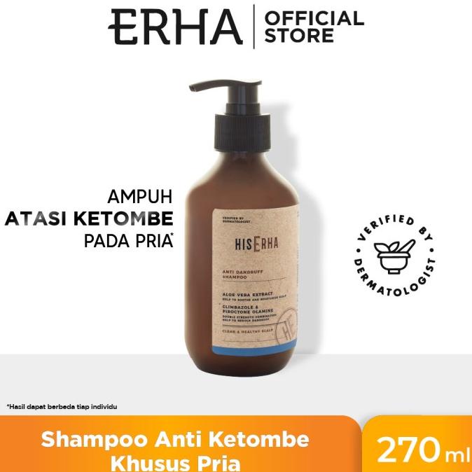 His Erha Anti Dandruff Shampoo 270ml - Shampo Anti Ketombe