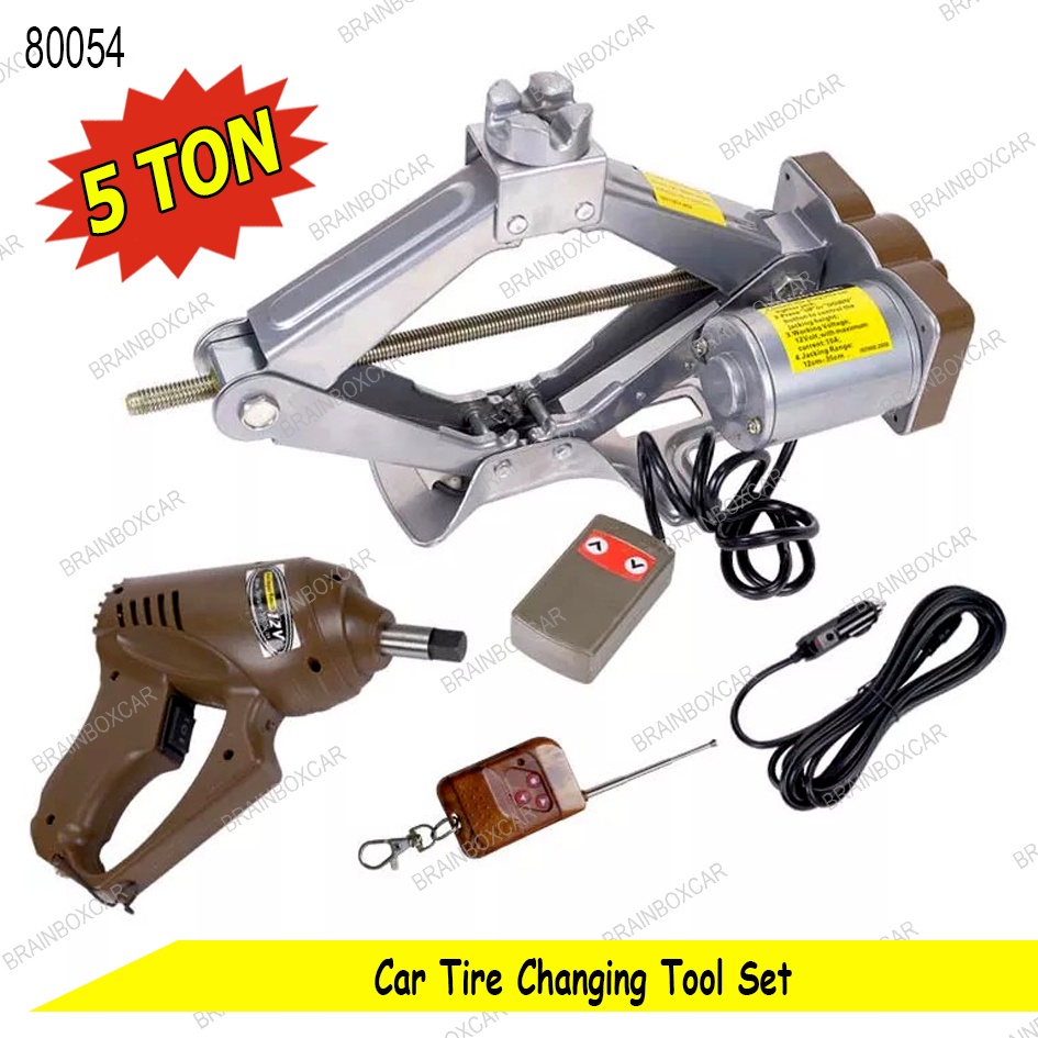 Bor Pembuka Baut Mobil Elektrik dan Dongkrak Mobil Otomatis